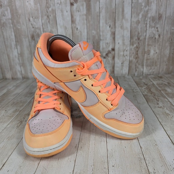 Nike Dunk Low Peach Cream Casual Sneakers Women's Shoes Athletic Fashion - Picture 6 of 8